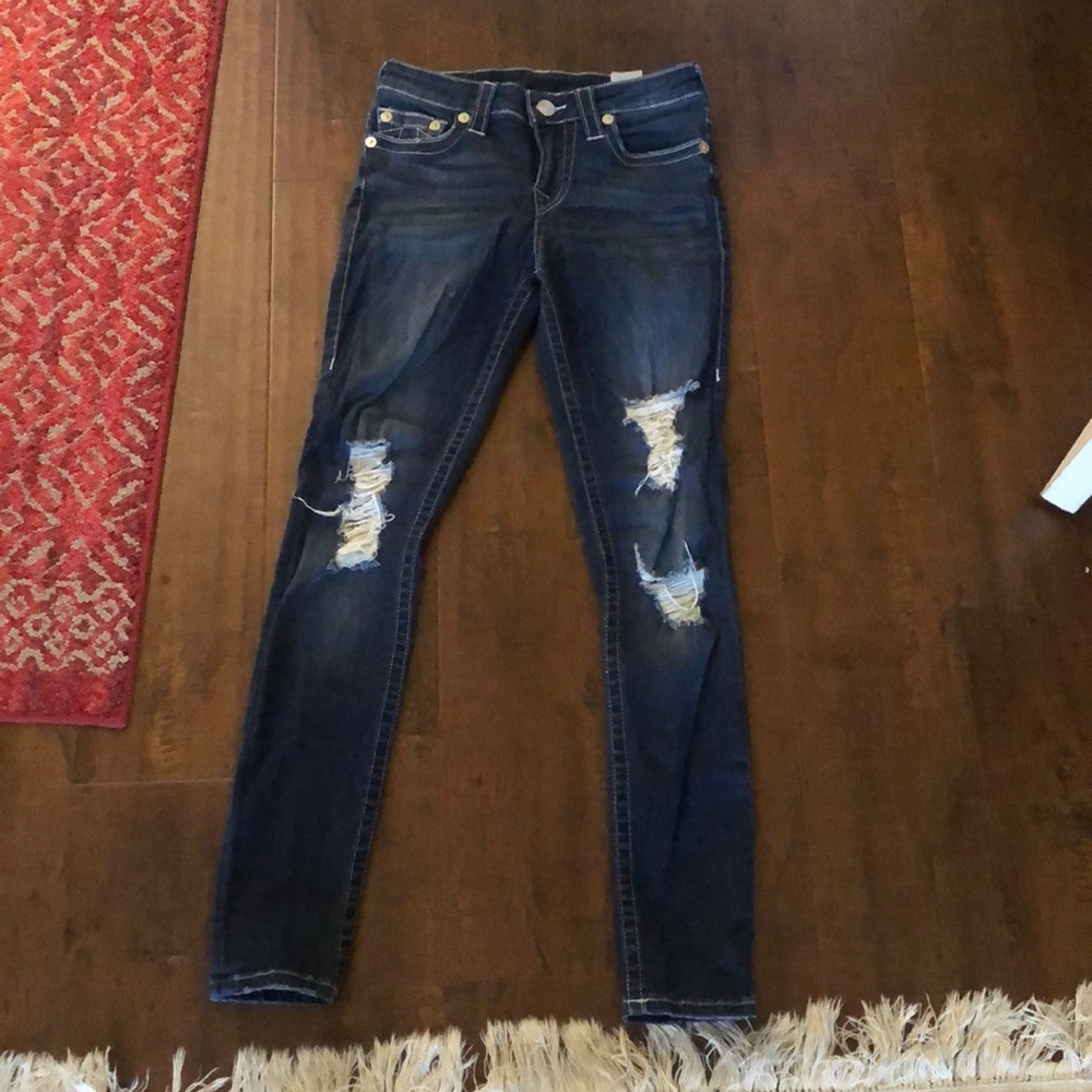 True religion women’s Pants jeans ripped high waisted